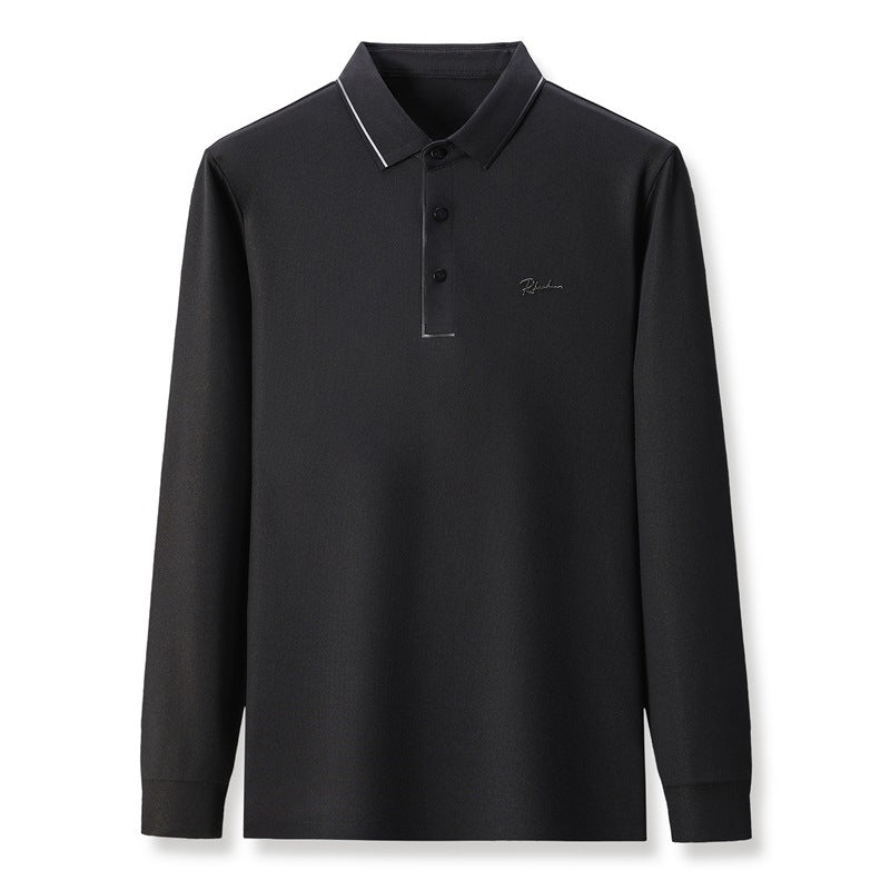 Long sleeved POLO shirt men's autuan business top