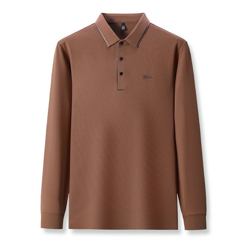 Long sleeved POLO shirt men's autuan business top