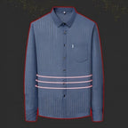 Men’s Casual Business Lapel Shirt for Fall & Winter