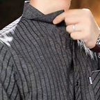 Men’s Casual Business Lapel Shirt for Fall & Winter