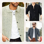 Men's Casual Long Sleeve Knit Cardigan
