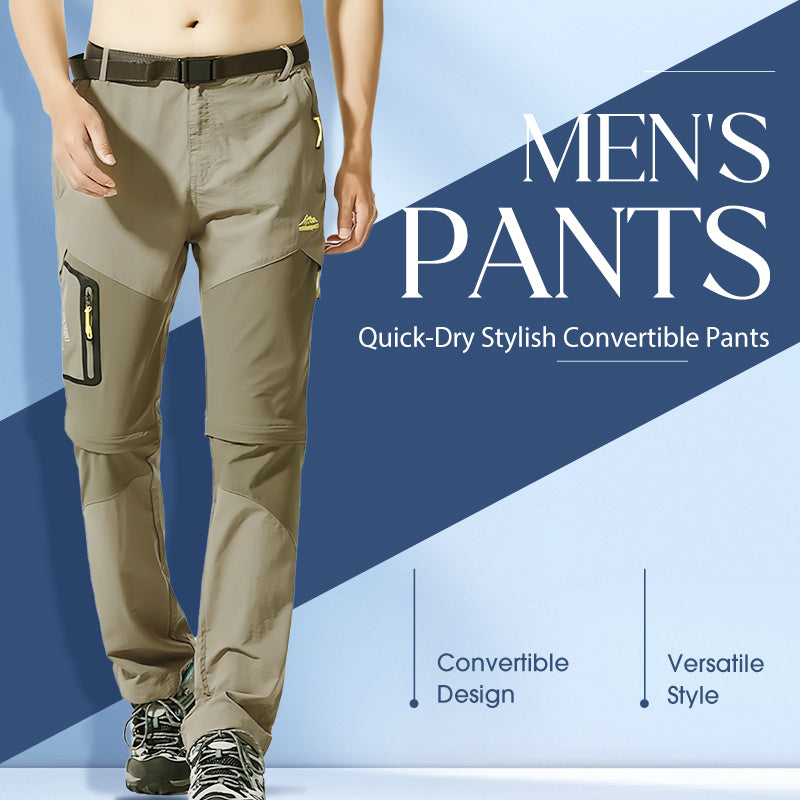 Men's Quick-Dry Stylish Convertible Pants
