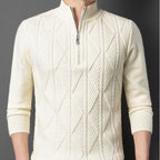 ✈️Free Shipping✈️Men's Winter Quarter Zip Knit Sweater