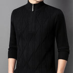 ✈️Free Shipping✈️Men's Winter Quarter Zip Knit Sweater