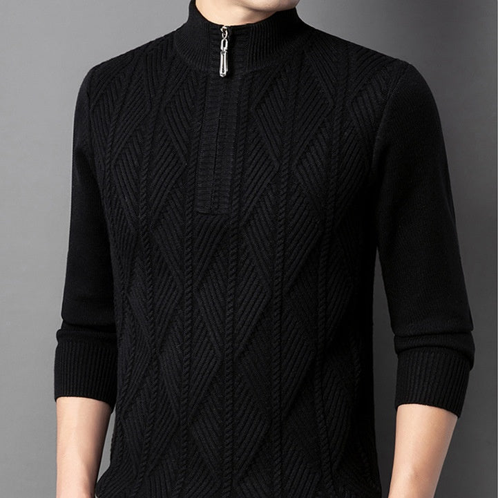 ✈️Free Shipping✈️Men's Winter Quarter Zip Knit Sweater