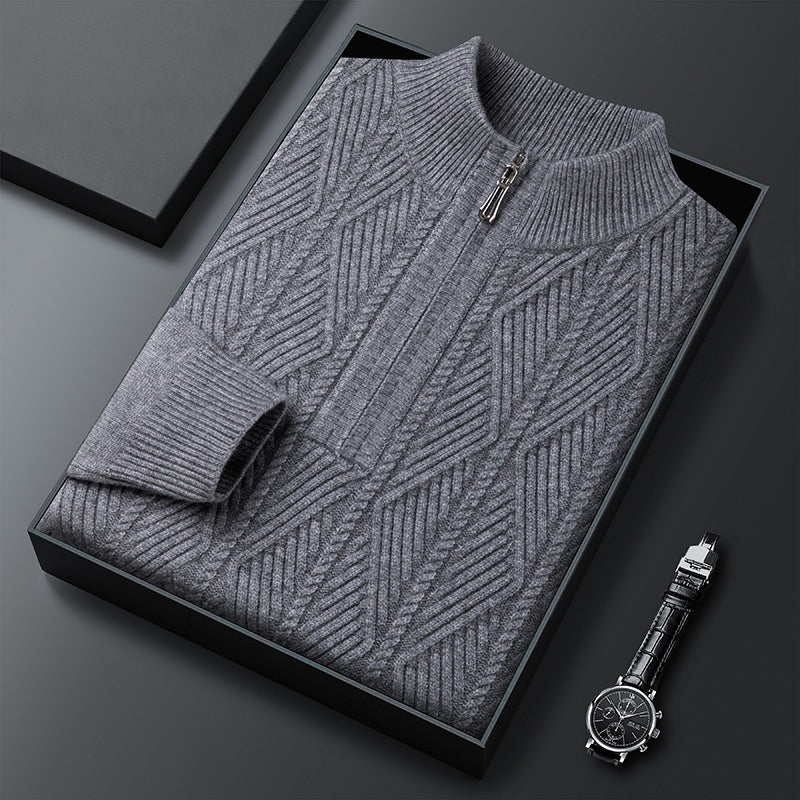 ✈️Free Shipping✈️Men's Winter Quarter Zip Knit Sweater