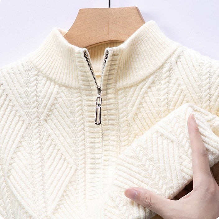 ✈️Free Shipping✈️Men's Winter Quarter Zip Knit Sweater