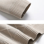 Men's Winter Plush-Lined Warm Knitted Sweater