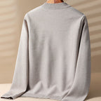 Men's Winter Plush-Lined Warm Knitted Sweater