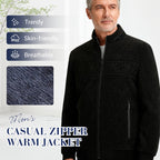 Men's Casual Zipper Warm Jacket