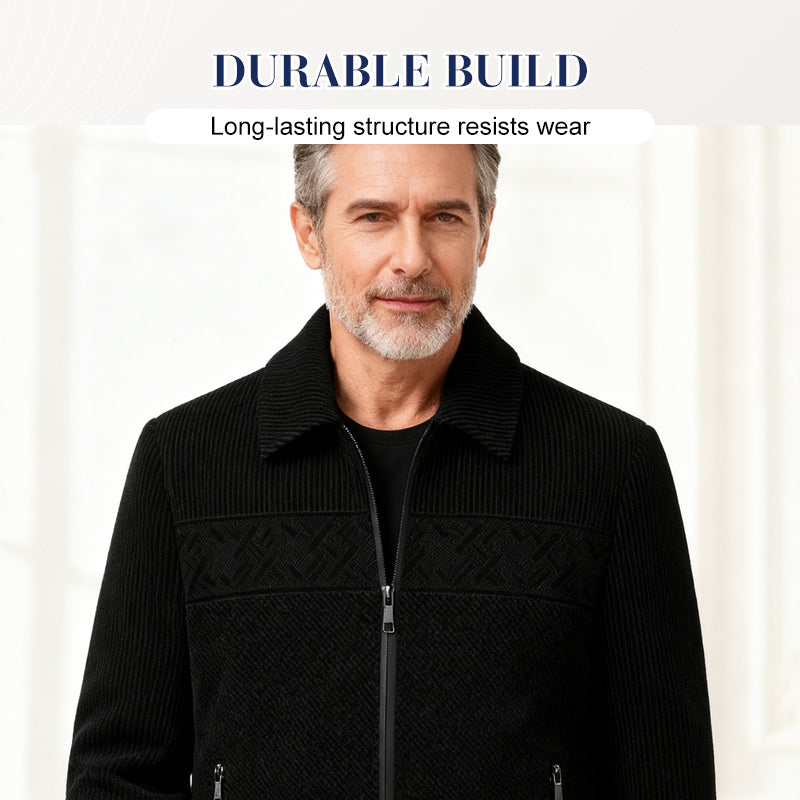 Men's Casual Zipper Warm Jacket