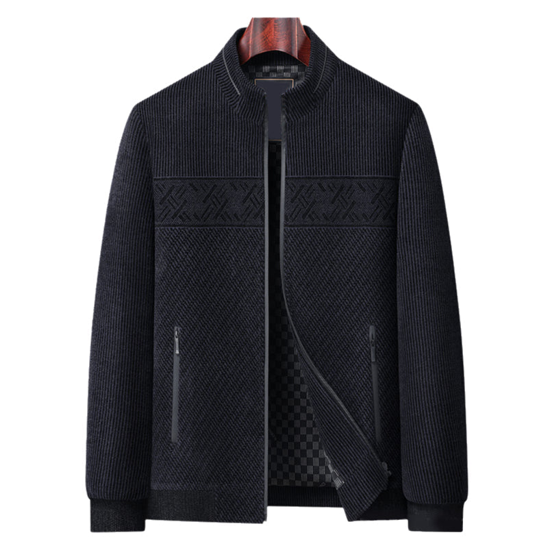 Men's Casual Zipper Warm Jacket