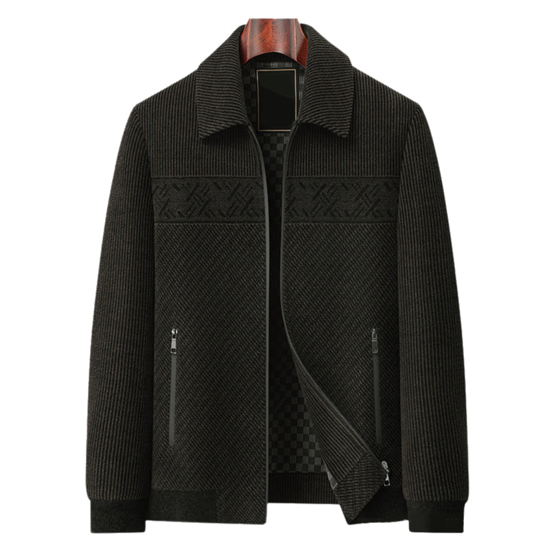 Men's Casual Zipper Warm Jacket