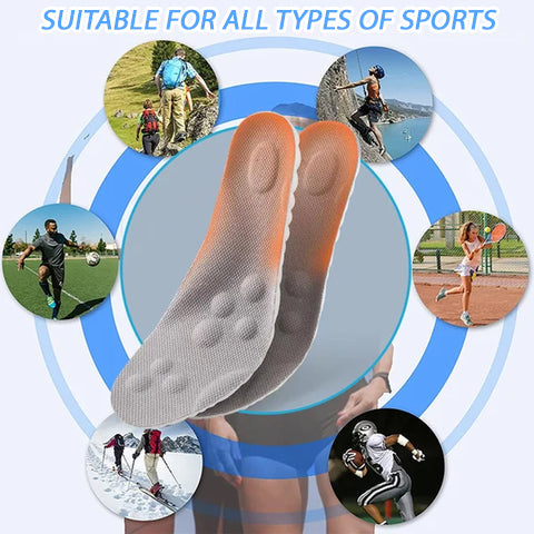 4D Massage Motion Shock Absorption Insoles