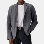 Men's Solid-Color Tailored Jacket