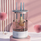 💖 50% OFF! ✨ AUTOMATIC MAKEUP BRUSH CLEANER - Deep Cleaning in 3 Minutes, Compact & Portable for Travel, USB Charging with Quiet Operation 🌸🚿