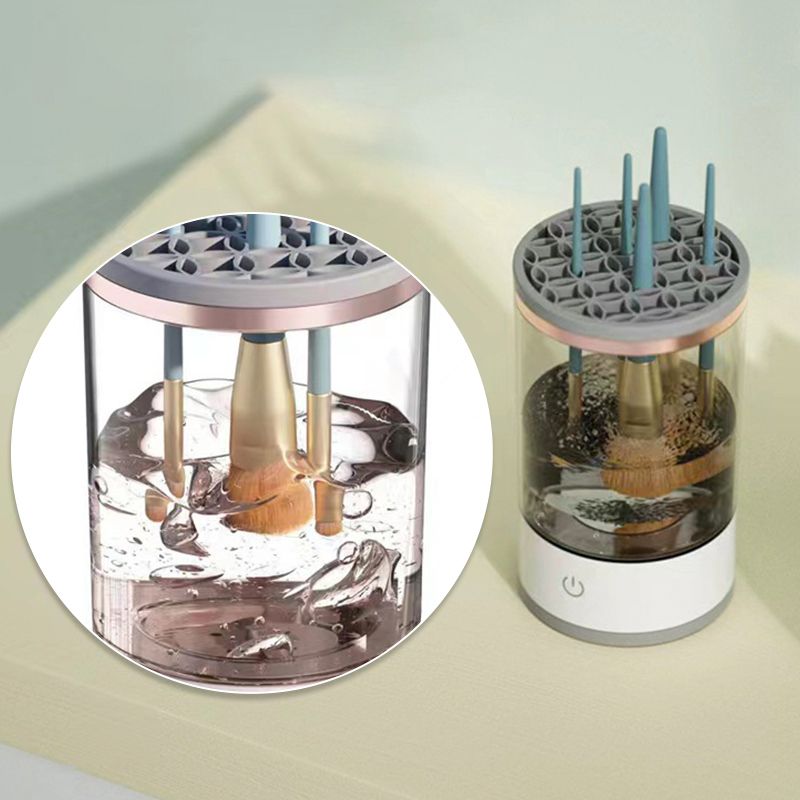 💖 50% OFF! ✨ AUTOMATIC MAKEUP BRUSH CLEANER - Deep Cleaning in 3 Minutes, Compact & Portable for Travel, USB Charging with Quiet Operation 🌸🚿