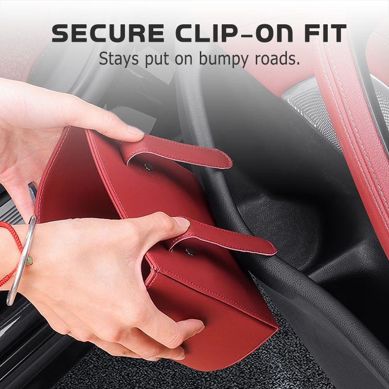 🚗 Save 50%! 🧃 Leather Car Cup Holder – Wide opening, clip‑on & stylish PU ✨