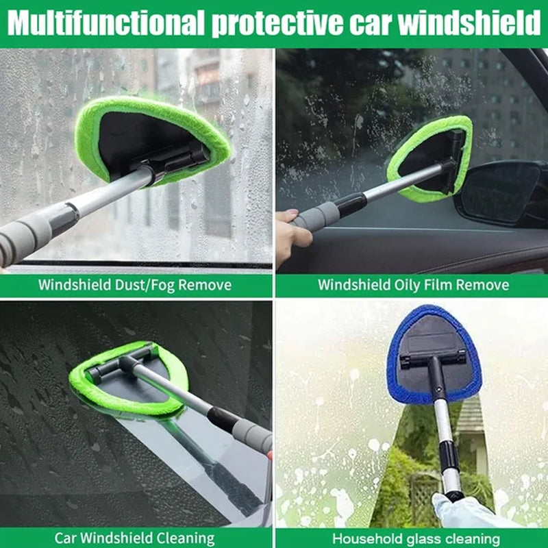 💦Crystal Clear Windscreen in Seconds – Extendable Cleaning Tool with 180° Rotating Head. 50% Off. UK Stock