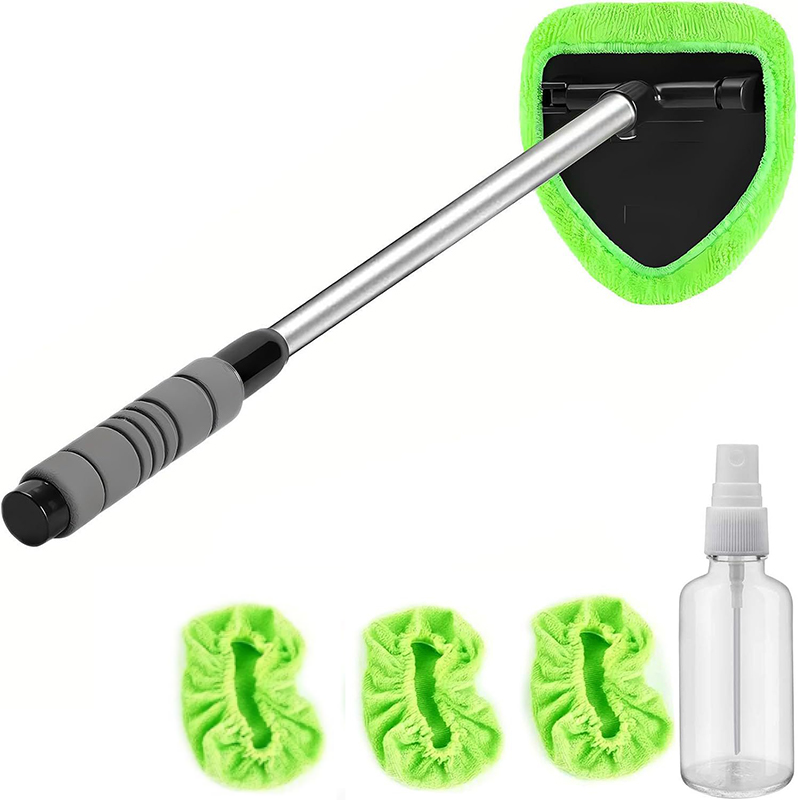 💦Crystal Clear Windscreen in Seconds – Extendable Cleaning Tool with 180° Rotating Head. 50% Off. UK Stock