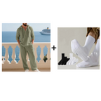 💥Men's Hooded Casual Loose Top & Pants 2-Piece Set👕👖