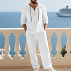 💥Men's Hooded Casual Loose Top & Pants 2-Piece Set👕👖