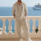 💥Men's Hooded Casual Loose Top & Pants 2-Piece Set👕👖