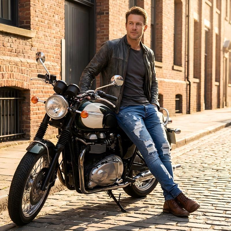 👖New 50% OFF🔥Stylish Distressed Skinny Jeans for Men