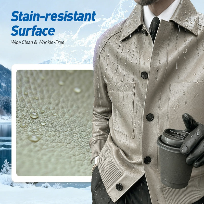 ⏰46% OFF💥💥Men's Classic Faux Leather Jacket