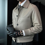 ⏰46% OFF💥💥Men's Classic Faux Leather Jacket