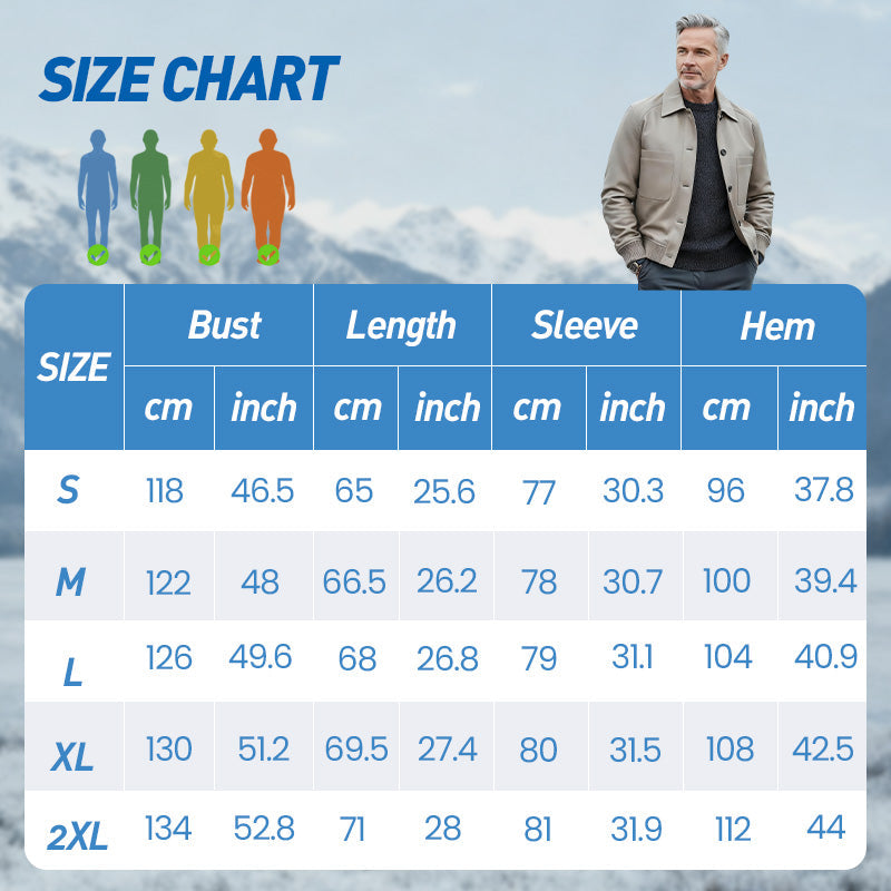 ⏰46% OFF💥💥Men's Classic Faux Leather Jacket