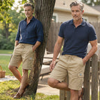 💖🩳 Men's Casual Cargo Shorts with Drawstring Waist – Multi-Pocket, Lightweight & Breathable