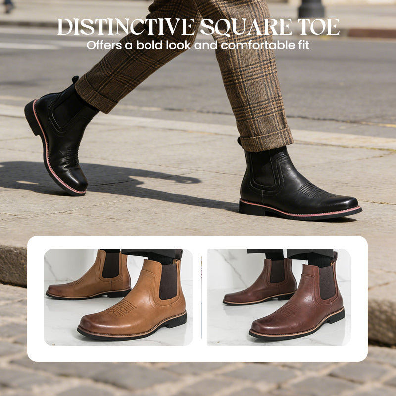 ✨🔥Men's Versatile PU Leather Boots👢