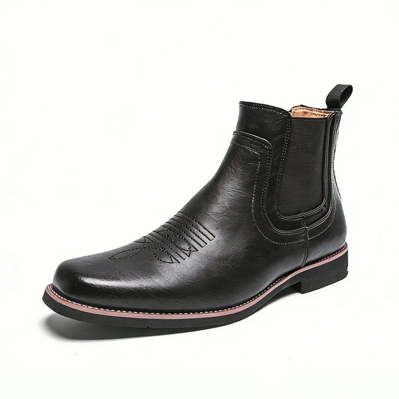 ✨🔥Men's Versatile PU Leather Boots👢