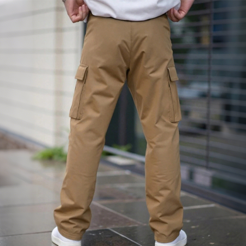 Classic Multi-Pocket Cargo Pants for Men