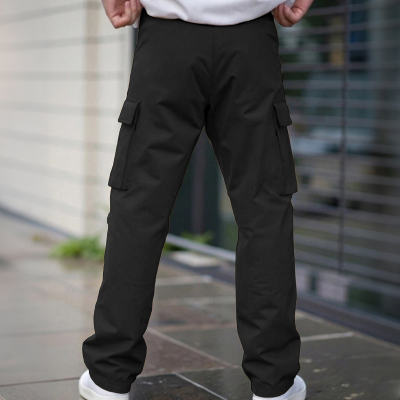 Classic Multi-Pocket Cargo Pants for Men