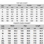 Men's Graphic Print Pullover & Pants Set