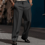 💥Men's Casual Wide-Leg Pants – Breezy pleated front, easy pull-on style 🔥BUY 2 FREE SHIPPING