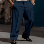 💥Men's Casual Wide-Leg Pants – Breezy pleated front, easy pull-on style 🔥BUY 2 FREE SHIPPING