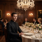 Men's Black Sparkle Tuxedo Suit Set