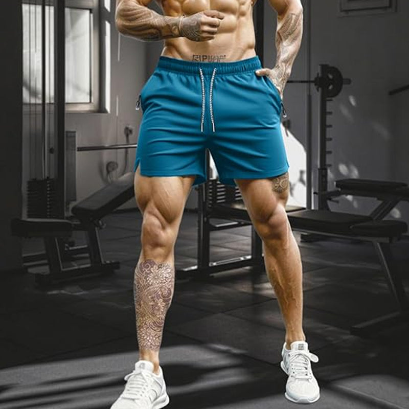 🏆 Meilleure Vente 2026 | Athletic Shorts with Quick-Dry Tech | Zipper Pockets for Essentials 📱