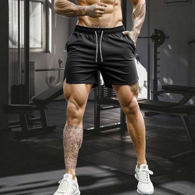 🏆 Meilleure Vente 2026 | Athletic Shorts with Quick-Dry Tech | Zipper Pockets for Essentials 📱