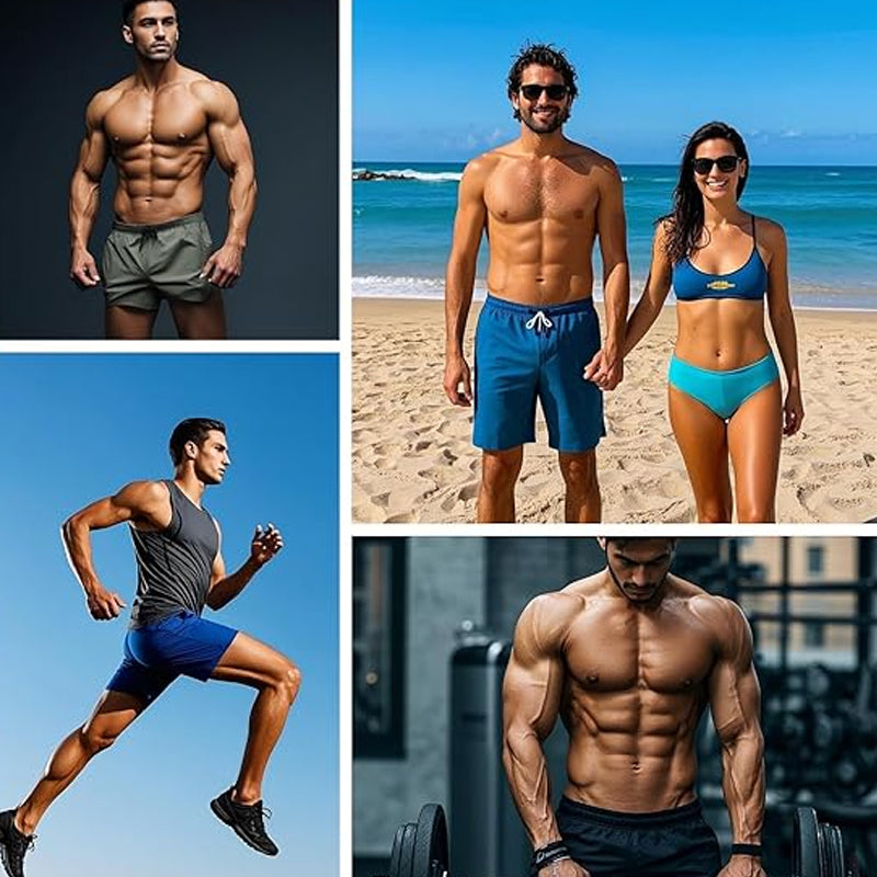 🩳 Quick-Dry Athletic Shorts – Zipper Pockets & Cool-Touch Fabric 🏃