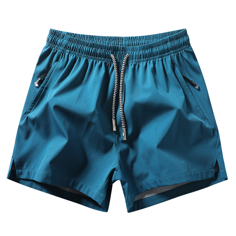 🩳 Quick-Dry Athletic Shorts – Zipper Pockets & Cool-Touch Fabric 🏃