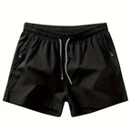 🩳 Quick-Dry Athletic Shorts – Zipper Pockets & Cool-Touch Fabric 🏃