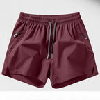 🩳 Quick-Dry Athletic Shorts – Zipper Pockets & Cool-Touch Fabric 🏃