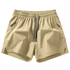 🩳 Quick-Dry Athletic Shorts – Zipper Pockets & Cool-Touch Fabric 🏃