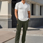 👖 Men's Casual Cargo Pants – Multi-Pocket, Adjustable Waist & Durable Straight-Leg Fit for Everyday Wear