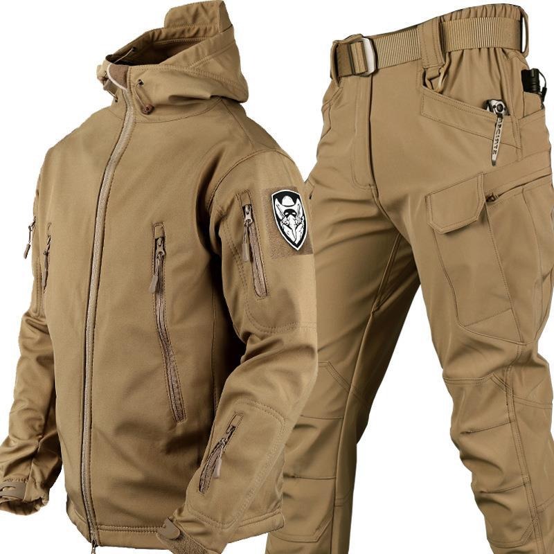Men's Tactical Soft Shell Jacket & Pants Set