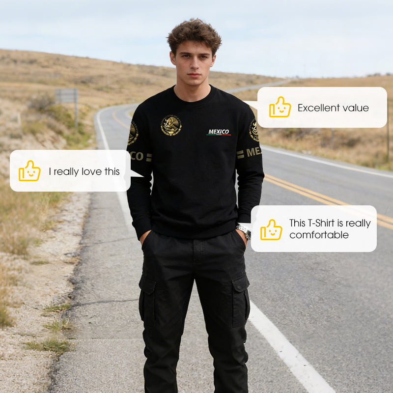 🔥Limited Time Promotion 50% OFF🔥Men's Crew Neck Long Sleeve T-Shirt